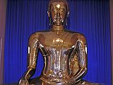 Bangkok 03 05 Wat Traimit Golden Buddha Dating from the 13th century in Ayutthaya, Wat Traimit contains the largest solid gold Buddha in the world, weighing in at 4800kg and measuring 4.8m by 3.8m. To camouflage it from Burmese invaders, it was given a thick plaster coating and was consequently 
